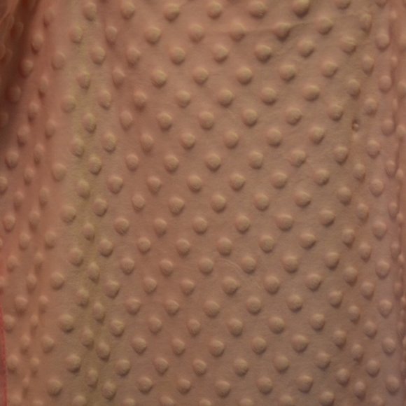 Nursery Rhyme Belk Pink Plush Bumpy Blanket - Picture 2 of 6